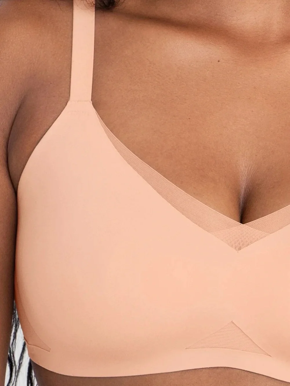 Honeylove Liftwear crossover bra Blush